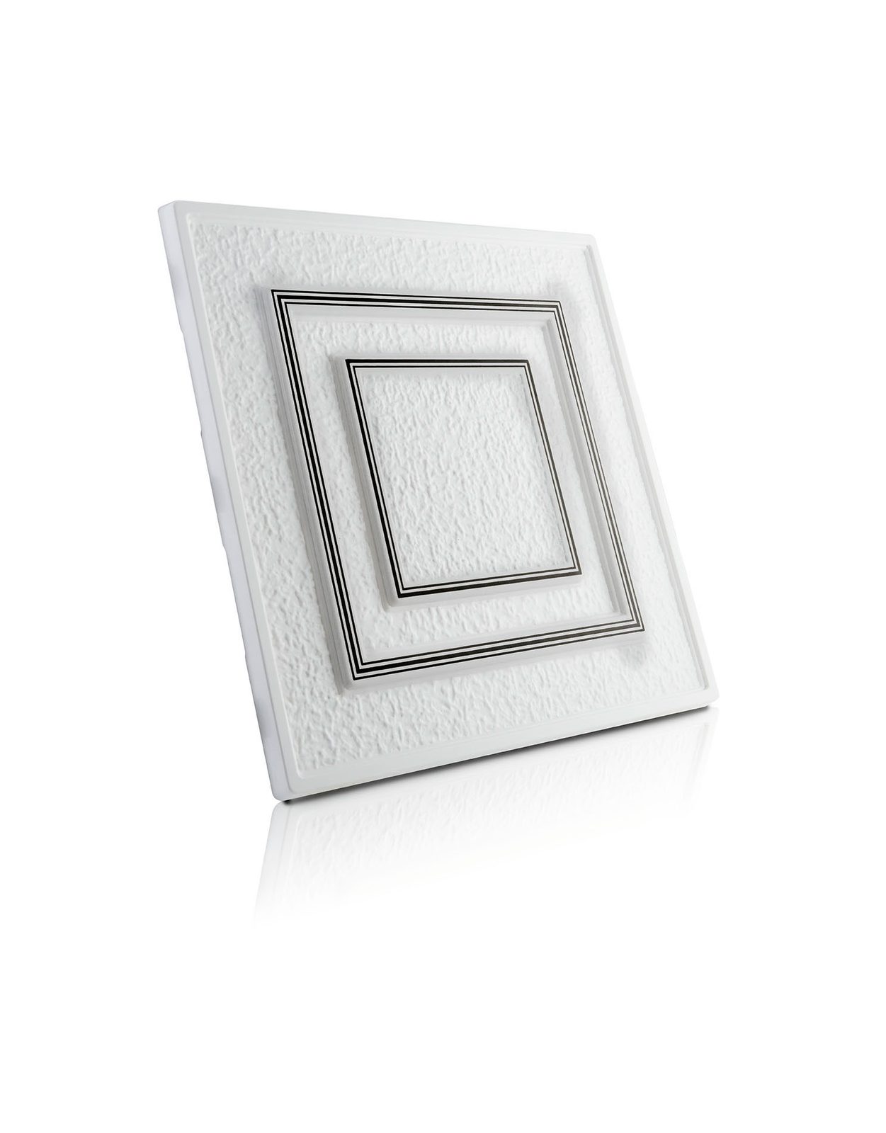 Stropní kazety – Antik – černý potisk (50 x 50 x 2 cm)