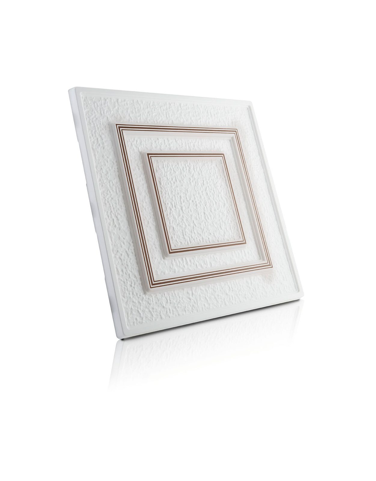 Stropní kazety – Antik – hnědý potisk (50 x 50 x 2 cm)